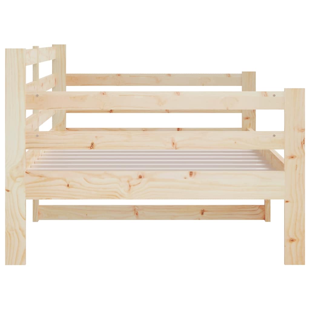 Dormeuse senza Materasso 80x200 cm in Legno Massello di Pino