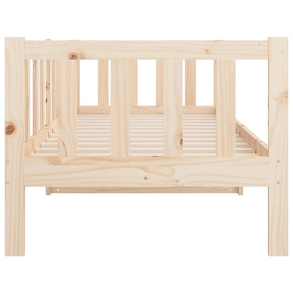 Dormeuse senza Materasso 80x200 cm in Legno Massello di Pino - homemem39