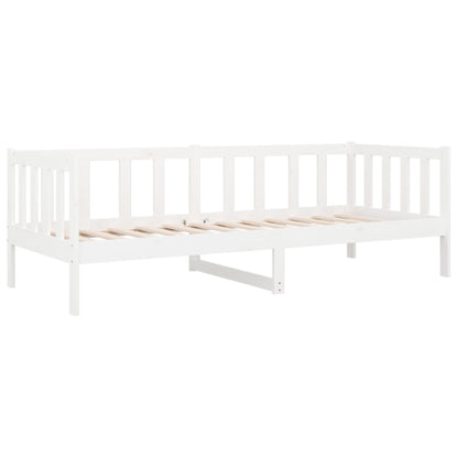 Dormeuse senza Materasso Bianca 80x200 cm Legno Massello Pino | homemem39