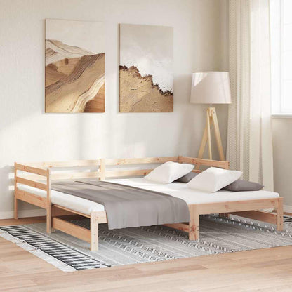 Lettino Estraibile senza Materasso 80x200 cm