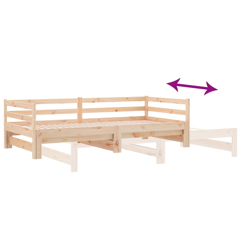 Lettino Estraibile senza Materasso 80x200 cm | homemem39