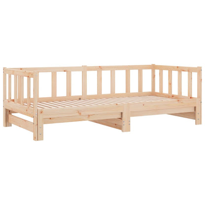 Dormeuse Estraibile 2x(80x200) cm in Legno Massello di Pino | homemem39