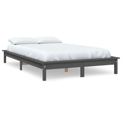 Giroletto Grigio 120x190 cm Small Double Legno Massello di Pino - homemem39