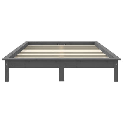 Giroletto Grigio 120x190 cm Small Double Legno Massello di Pino - homemem39