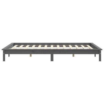 Giroletto Grigio 120x190 cm Small Double Legno Massello di Pino - homemem39