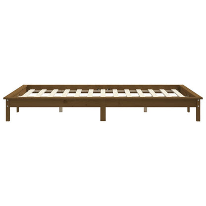 Giroletto senza Materasso Ambra 140x190 in Legno Massello - homemem39