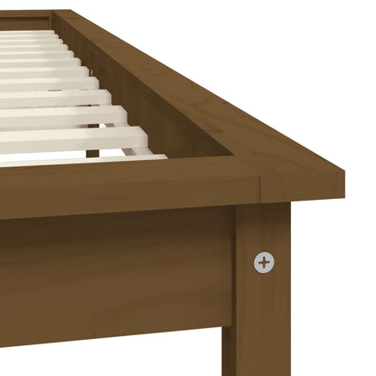 Giroletto senza Materasso Ambra 140x190 in Legno Massello - homemem39