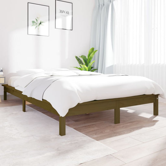 Giroletto senza Materasso Ambra 140x190 in Legno Massello - homemem39
