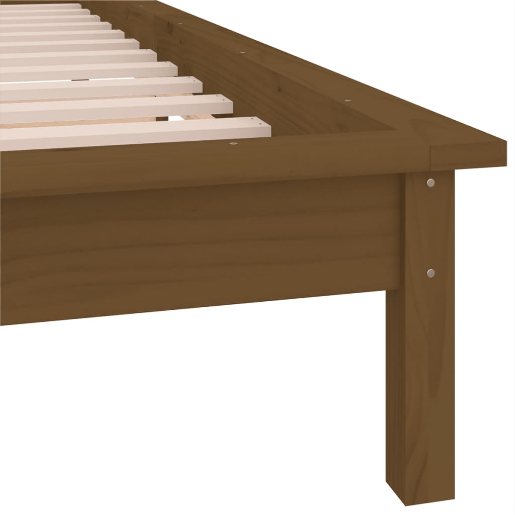 Giroletto con LED senza Materasso Ambra 100x200 Legno Massello - homemem39