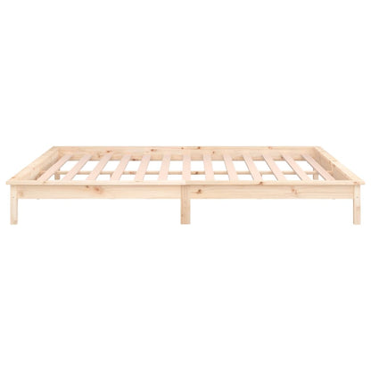 Giroletto con LED 150x200 cm King Size in Legno Massello - homemem39