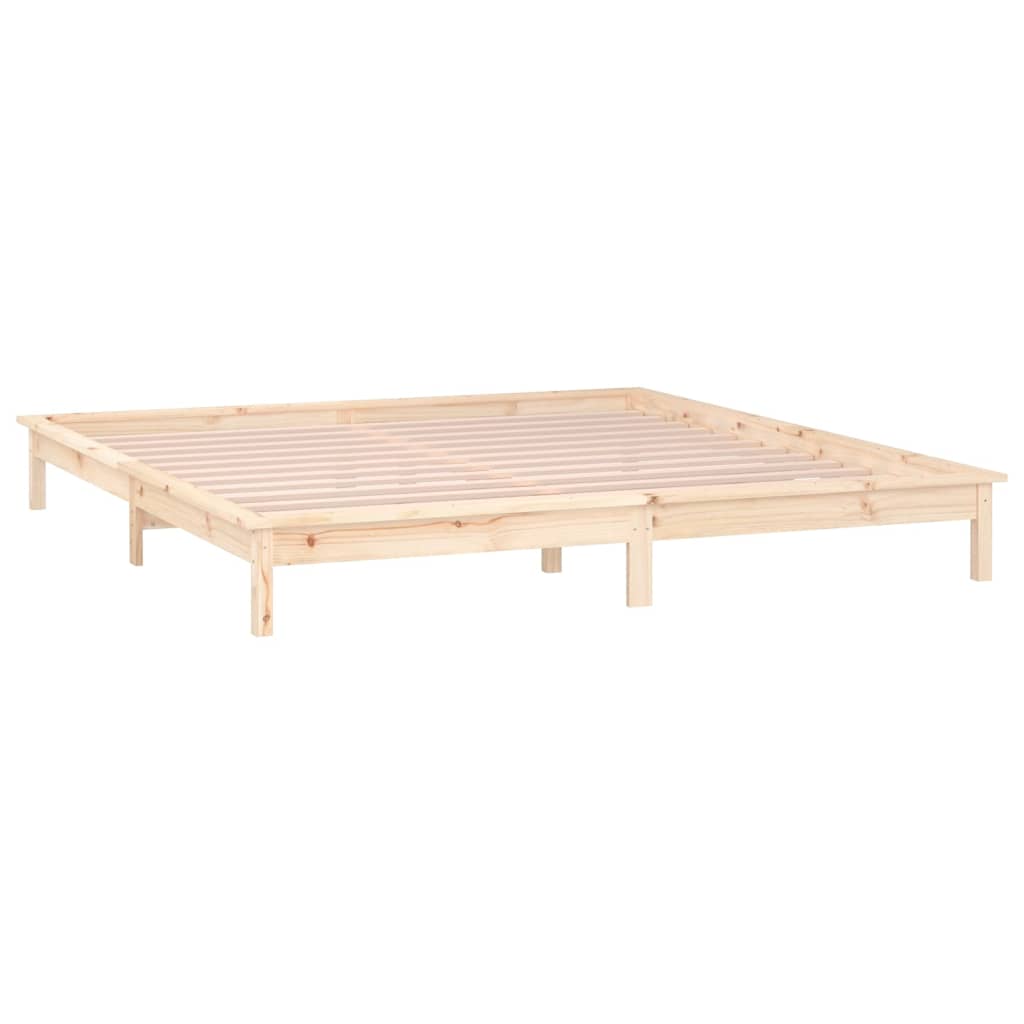 Giroletto con LED 160x200 cm in Legno Massello | homemem39