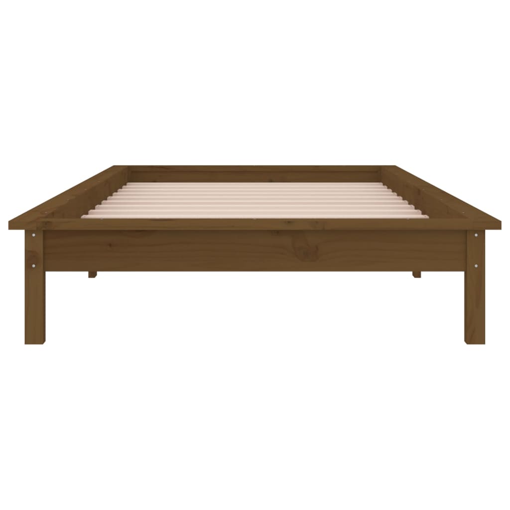 Giroletto LED Ambra 75x190 cm Small Single in Legno Massello - homemem39