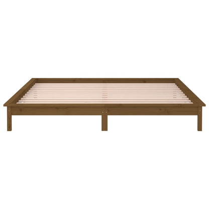 Giroletto LED Ambra 120x190 cm Small Double Legno Massello - homemem39
