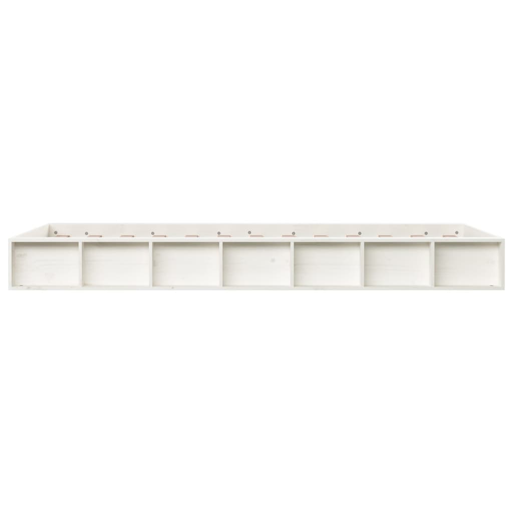Giroletto Bianco 75x190 cm Small Single in Legno Massello - homemem39