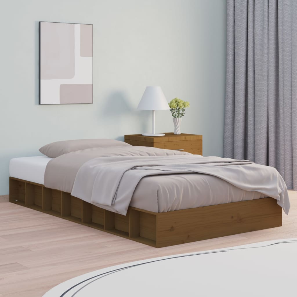 Giroletto Ambra 75x190 cm Small Single in Legno Massello - homemem39
