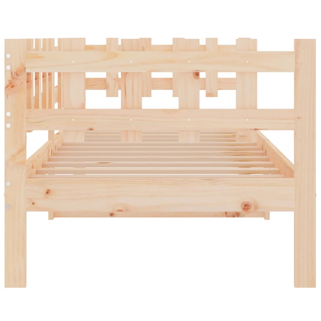 Dormeuse senza Materasso 90x190 cm in Legno Massello di Pino | homemem39