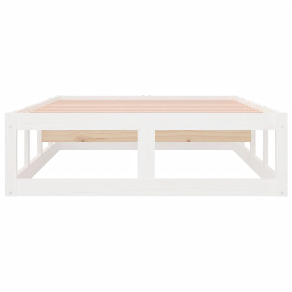 Giroletto Bianco 90x200 cm in Legno Massello - homemem39