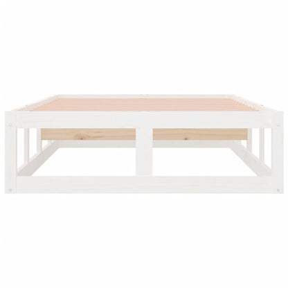 Giroletto Bianco 90x200 cm in Legno Massello - homemem39