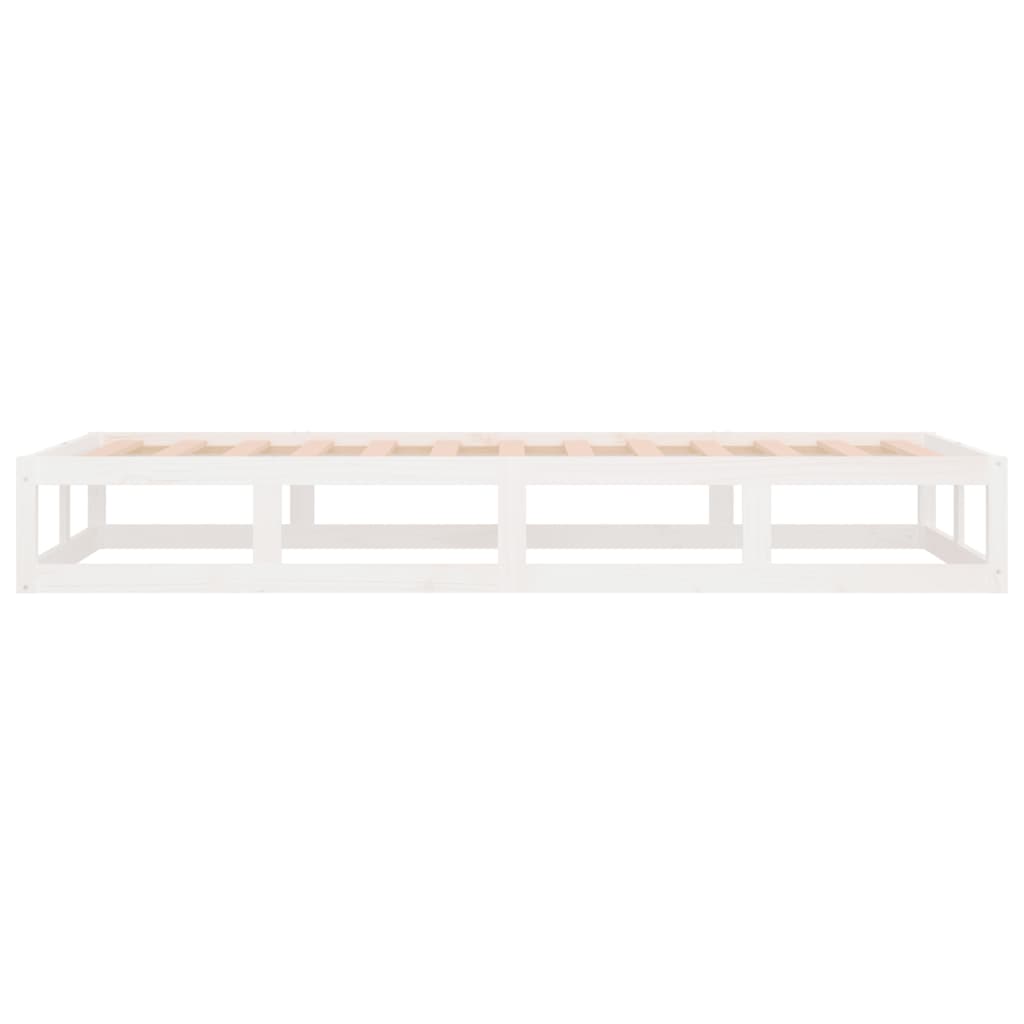Giroletto Bianco 90x200 cm in Legno Massello - homemem39
