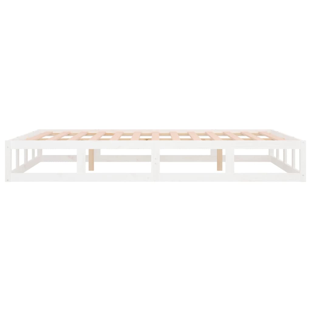 Giroletto Bianco 120x200 cm in Legno Massello - homemem39