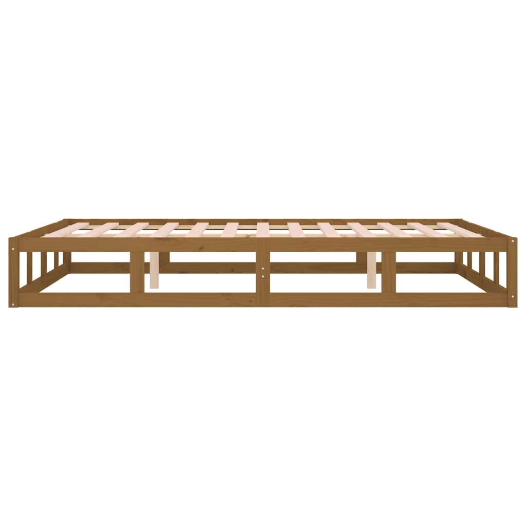 Giroletto Marrone Ambra 120x200 cm in Legno Massello - homemem39