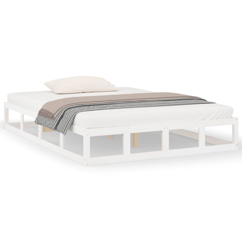Giroletto Bianco 150x200 cm King in Legno Massello - homemem39