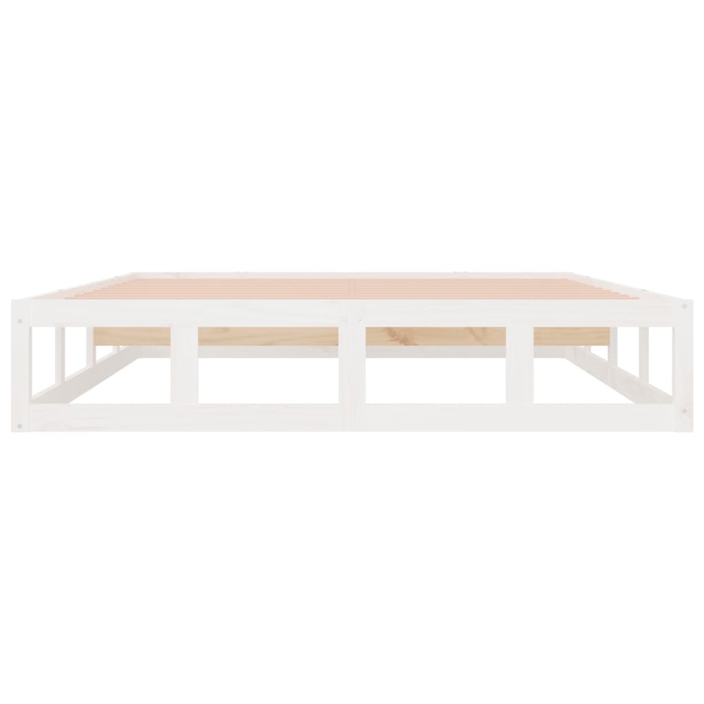 Giroletto Bianco 150x200 cm King in Legno Massello - homemem39