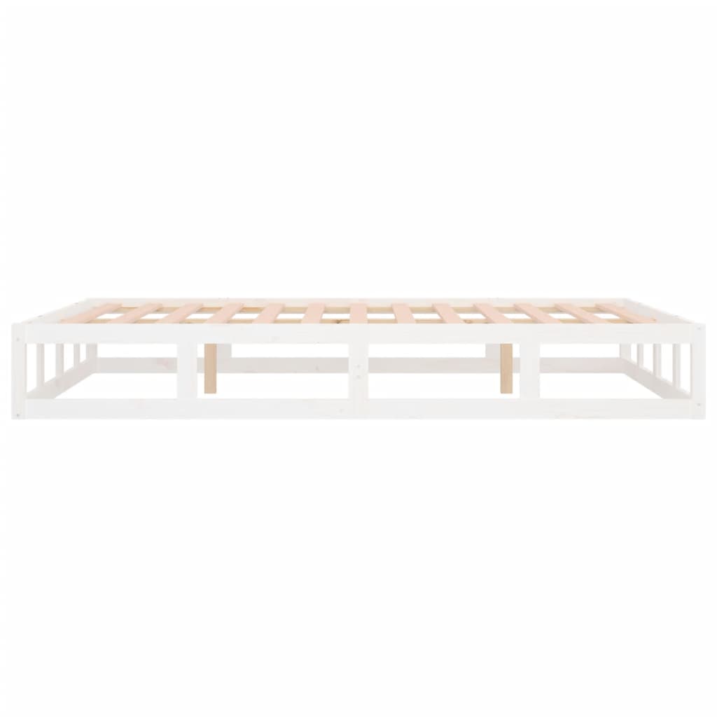 Giroletto Bianco 150x200 cm King in Legno Massello - homemem39