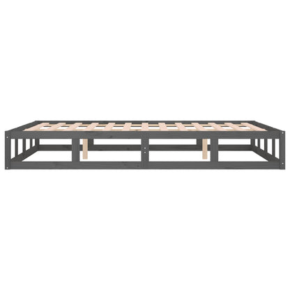 Giroletto Grigio 150x200 cm King in Legno Massello - homemem39