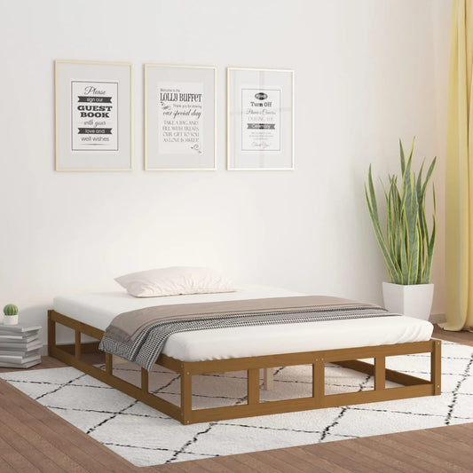 Giroletto senza Materasso Ambra 200x200 Legno Massello - homemem39