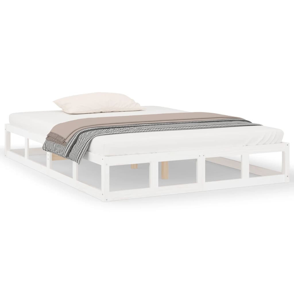 Giroletto Bianco 120x190 cm Small Double in Legno Massello - homemem39