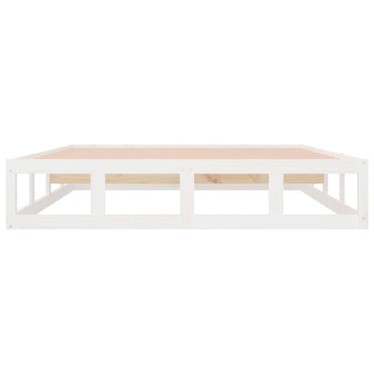 Giroletto Bianco 120x190 cm Small Double in Legno Massello - homemem39
