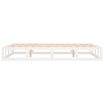 Giroletto Bianco 120x190 cm Small Double in Legno Massello - homemem39