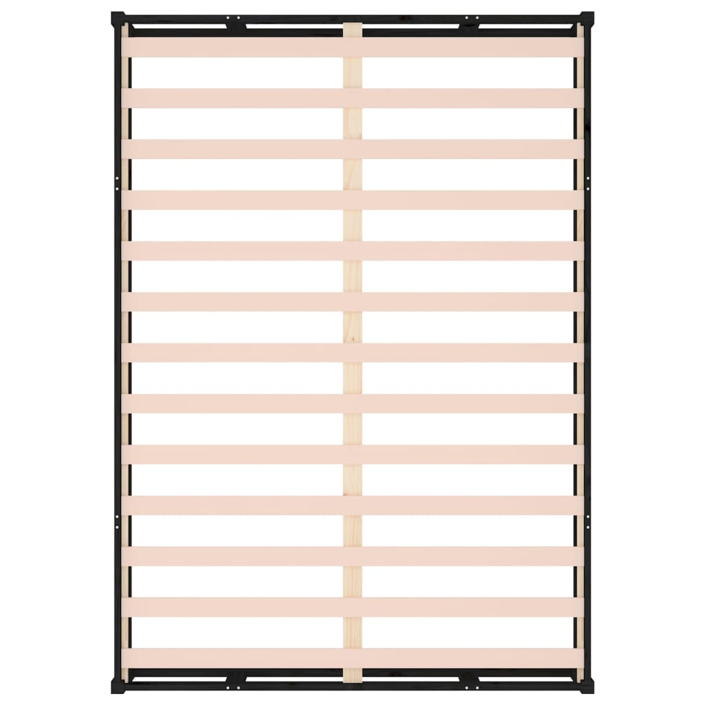 Giroletto Nero 135x190 cm Double in legno Massello - homemem39
