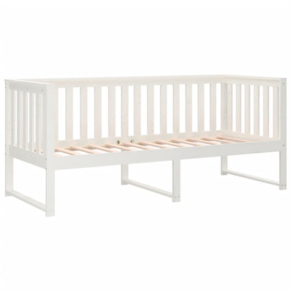 Dormeuse senza Materasso Bianca 80x200 cm Legno Massello Pino - homemem39