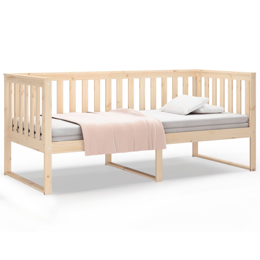 Dormeuse senza Materasso 90x190 cm in Legno Massello di Pino