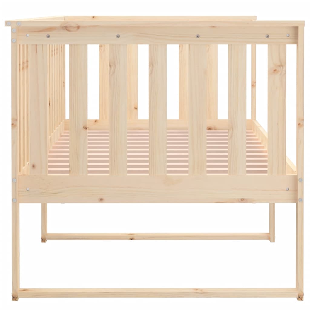 Dormeuse senza Materasso 90x190 cm in Legno Massello di Pino