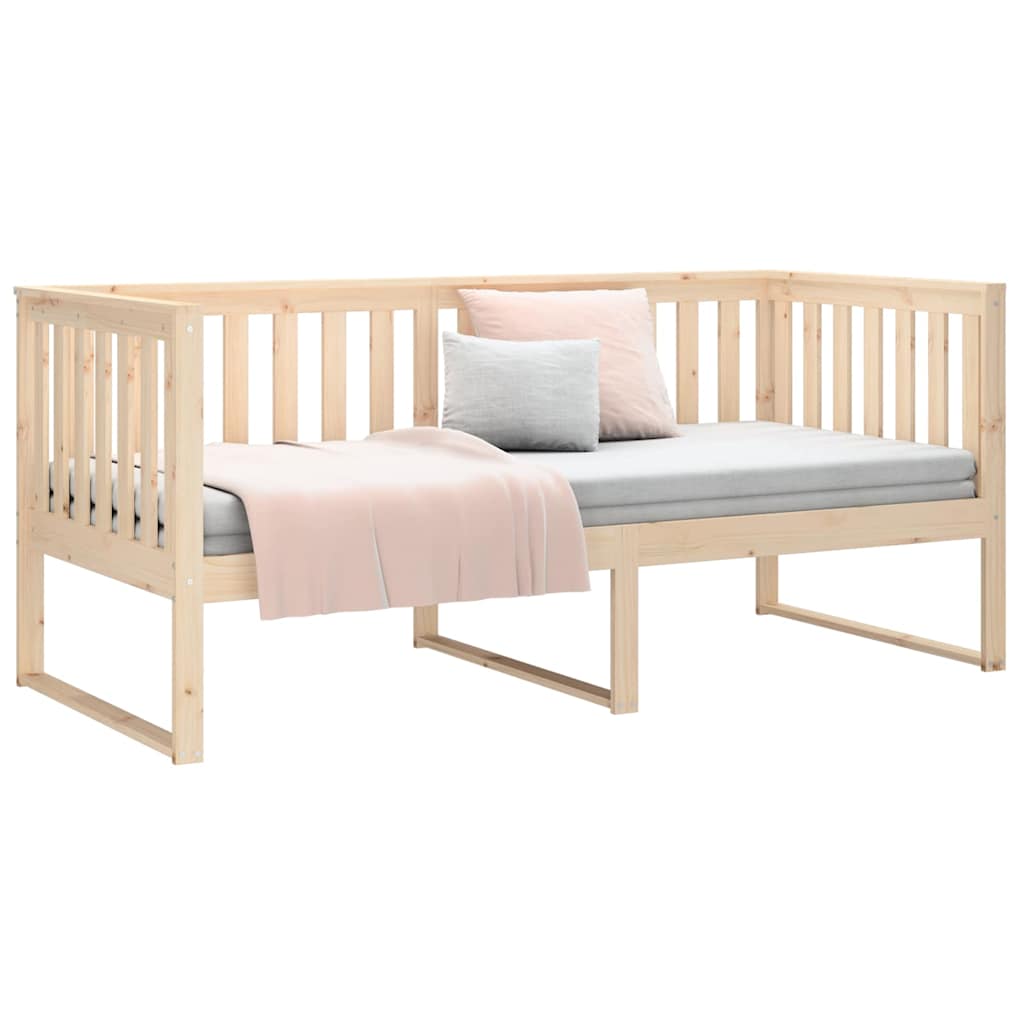 Dormeuse senza Materasso 100x200 cm in Legno Massello di Pino