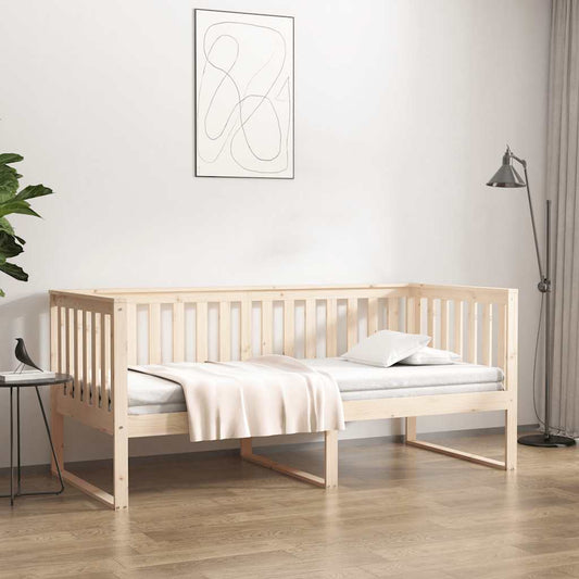 Dormeuse senza Materasso 100x200 cm in Legno Massello di Pino | homemem39