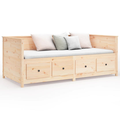 Dormeuse senza Materasso 75x190 cm in Legno Massello di Pino - homemem39