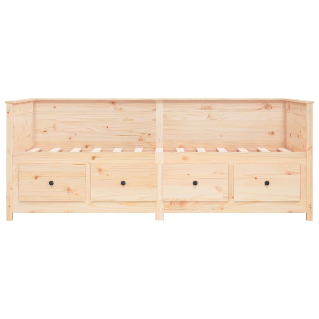 Dormeuse senza Materasso 75x190 cm in Legno Massello di Pino