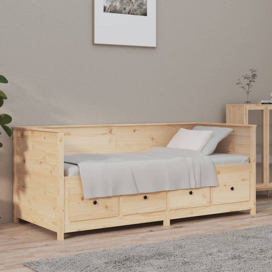 Dormeuse senza Materasso 75x190 cm in Legno Massello di Pino - homemem39