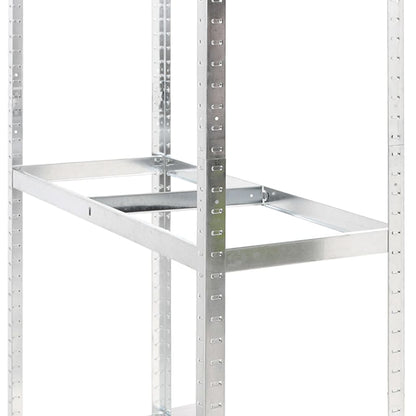 Portapneumatici a 3 Strati 2 pz Argento 110x40x200cm in Acciaio | homemem39