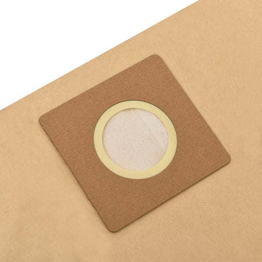 Sacchetti Carta per Aspirapolvere e Aspiraliquidi 10pz Marrone - homemem39