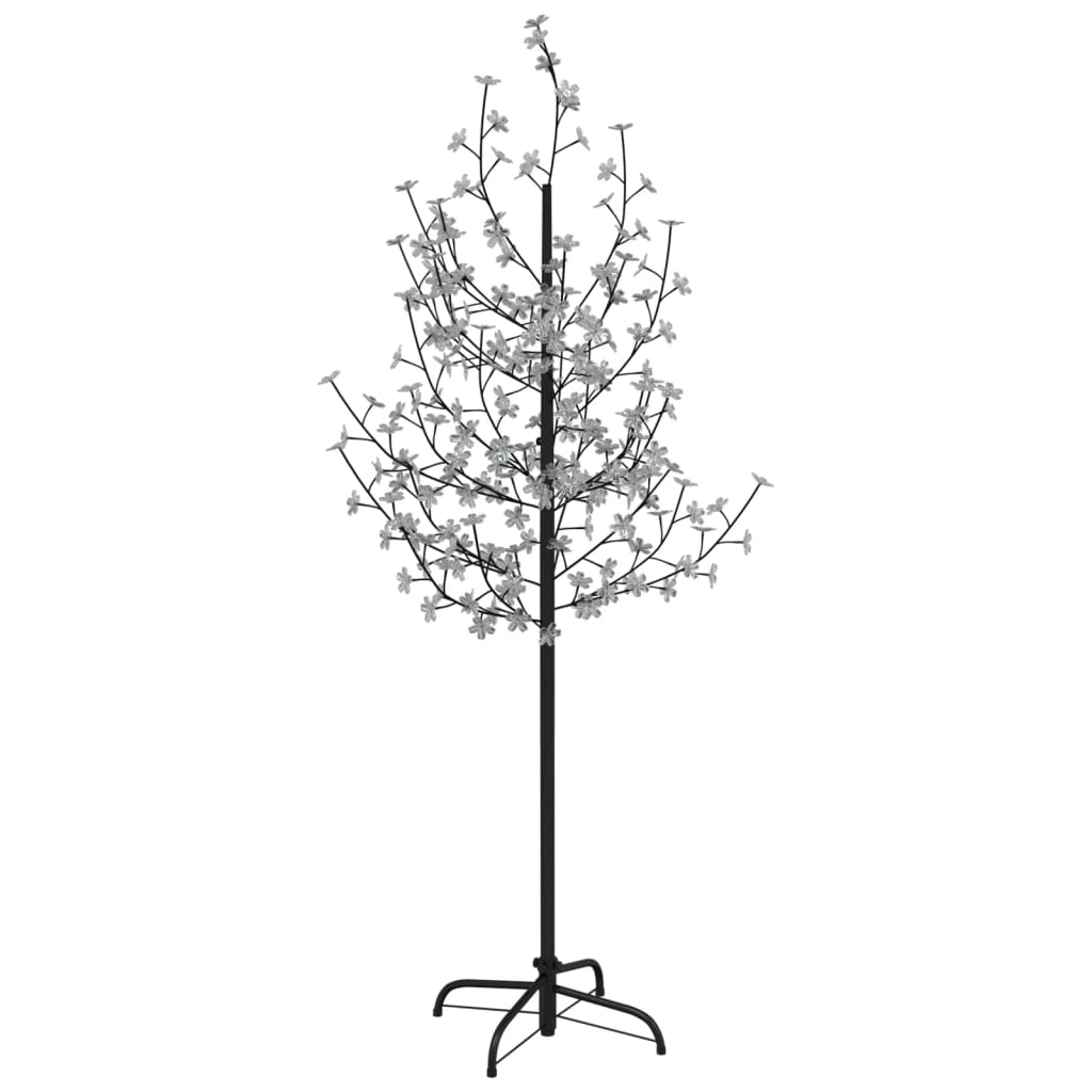 Albero di Ciliegio con 200 LED Bianco Caldo 180 cm