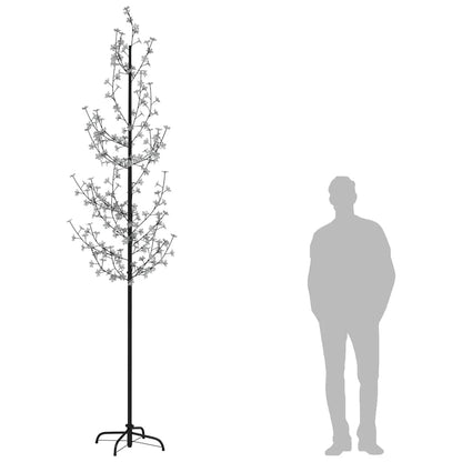 Albero di Ciliegio con 368 LED Bianco Caldo 300 cm - homemem39