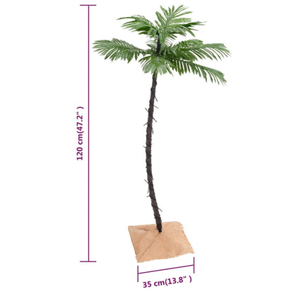 Palma con LED Bianco Caldo 72 LED 120 cm - homemem39