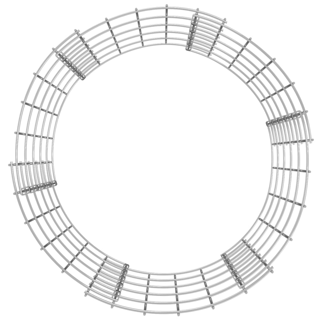 Compostiera da Giardino Ø50x50 cm in Acciaio Zincato | homemem39