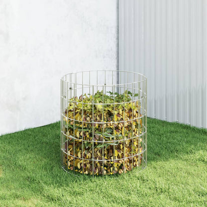 Compostiera da Giardino Ø50x50 cm in Acciaio Zincato | homemem39