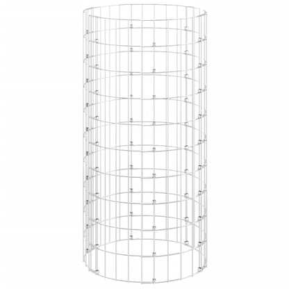 Compostiera da Giardino Ø50x100 cm in Acciaio Zincato | homemem39
